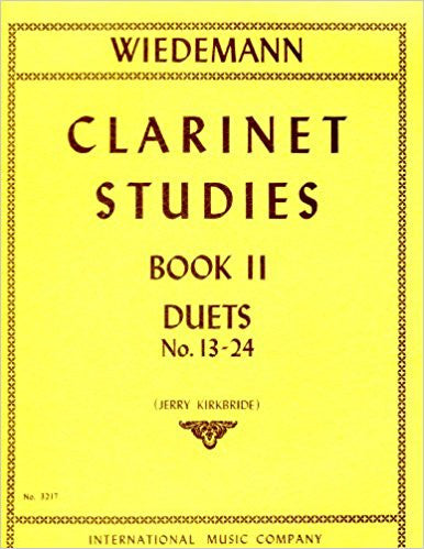 Clarinet Studies - Book II (Duets No. 13-24) - Wiedemann/Kirkbride