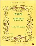 Concerto for Flute and Piano - Blodek/Edited by Cavally - H & H Music