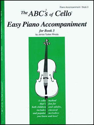 The ABC's of Cello Easy Piano Accompaniment - Rhoda