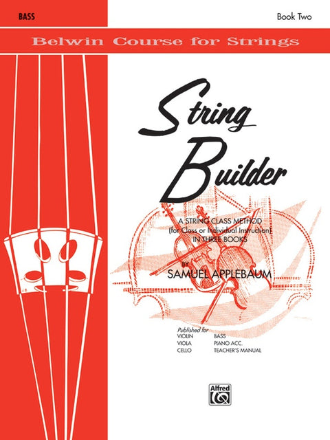 Belwin Course for Strings - String Builder - Book 2 - Applebaum