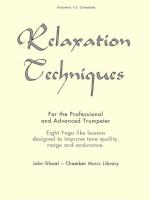 Relaxation Techniques - Volumes 1-3 Complete - Glasel