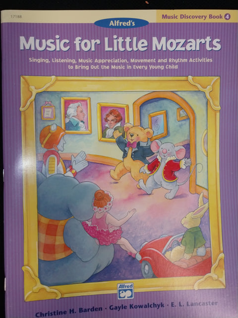 Alfred's Music for Little Mozarts - Book 4