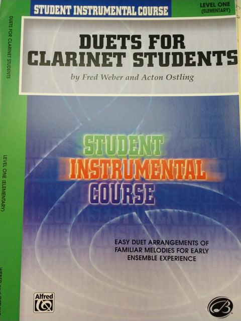 Student Instrumental Course Level One - Duets for Clarinet Students