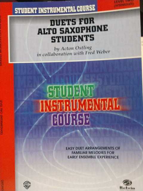 Duets for Alto Sax Students - Student Instrumental Course - Level 2 - Ostling