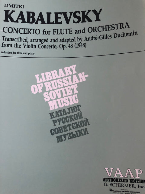 Concerto for Flute and Orchestra - Kabalevsky/Duchemin*