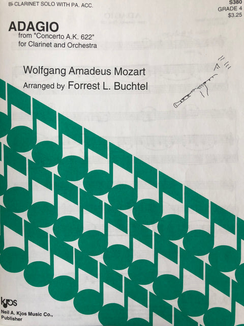 Adagio from "Concerto A.K. 622" for Clarinet and Orchestra - Mozart/Buchtel*