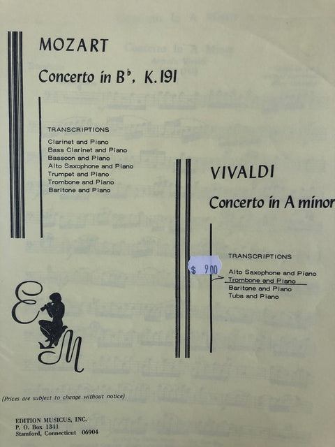 Concerto in A minor for Trombone - Vivaldi/Ostrander