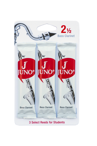 Juno Bass Clarinet Reeds - 3 Pack