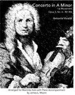 Concerto in A Minor for Two Mallet Solo - 1st Movement - Opus 3, No. 6 - RV 356 - Vivaldi/Arranged by Moore