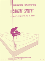 Sonatine Sportive - Alto Saxophone - Tcherepnine