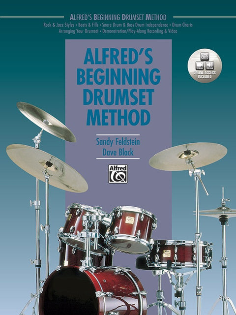 Alfred's Beginning Drumset Method - Feldstein/Black