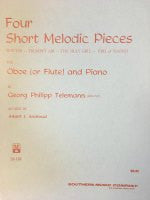 Four Short Melodic Pieces - Telemann/Andraud - H & H Music