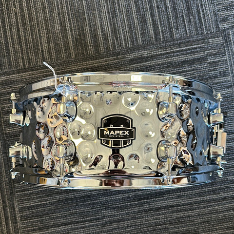 Mapex Concert Snare Drum - 14” x 5.5” Hand Hammered Steel Shell - MPST4558H