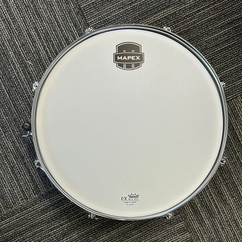 Mapex Concert Snare Drum - 14” x 6.5” - Hand Hammered Steel Shell - MPST4658H