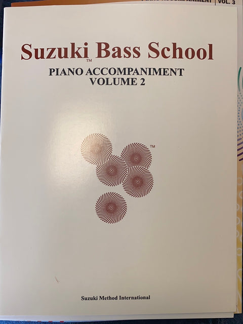 Suzuki Bass School Piano Accompaniment - Volumes