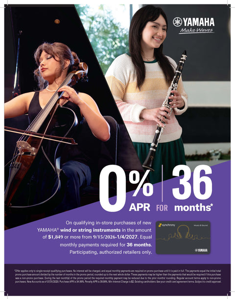 Yamaha Step UP Financing - 0% for up to 36 months