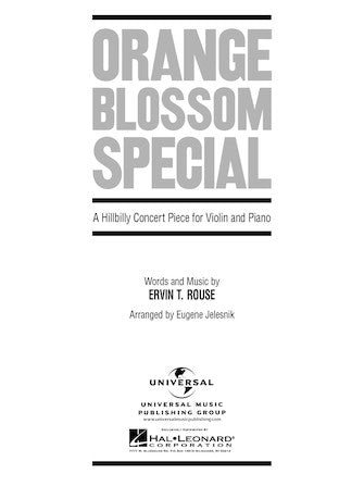 Orange Blossom Special - Violin - Rouse/Jelesnik
