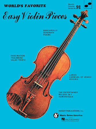 Easy Violin Pieces - World's Favorite Series #91