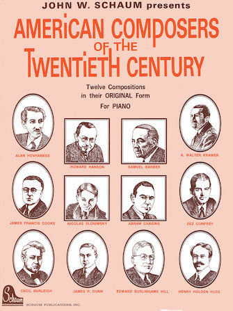 American Composers of the 20th Century - Piano