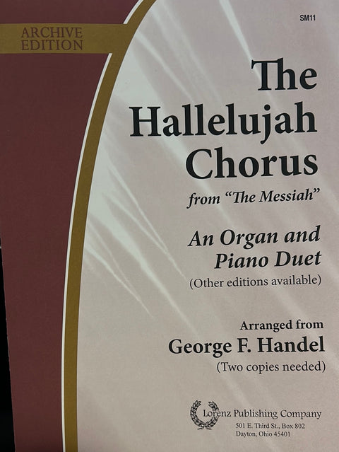 The Hallelujah Chorus from "The Messiah" for Organ & Piano Duet