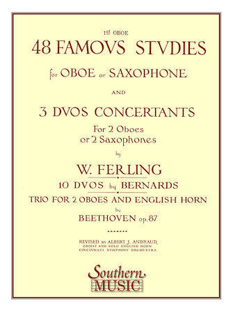 48 Famous Studies for Oboe or Saxophone, Op. 31 - Ferling/Andraud