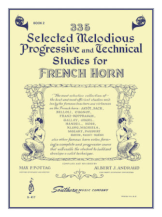 335 Selected Melodious Progressive and Technical Studies - Pottag/Andraud