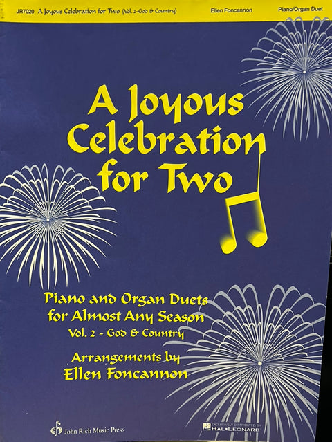 A Joyous Celebration for Two Vol. 2 Organ & Piano Duet