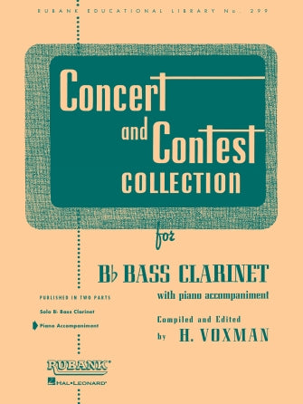 Concert and Contest Collection - Piano Accompaniment - Rubank