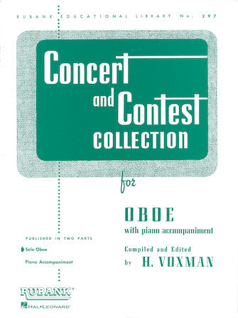 Concert and Contest Collection - Piano Accompaniment - Rubank