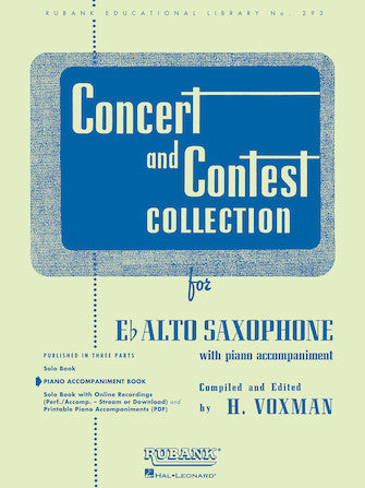 Concert and Contest Collection - Piano Accompaniment - Rubank