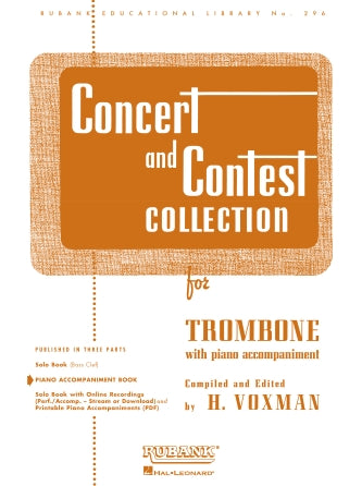 Concert and Contest Collection - Piano Accompaniment - Rubank