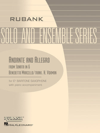 Andante and Allegro for Baritone Saxophone - Marcello/Transcribed by Voxman