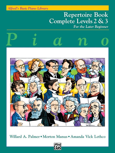 Alfred's Basic Piano Library - Complete Levels 2 & 3 - For the Later Beginner