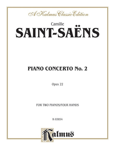 Piano Concerto No. 2 in G Minor, Opus 22 - Piano - Saint-Saëns