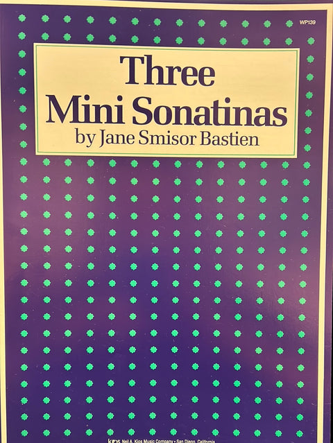 Three Mini Sonatinas - Piano