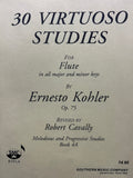 30 Virtuoso Studies for Flute, Op. 75 - Kohler / Cavally