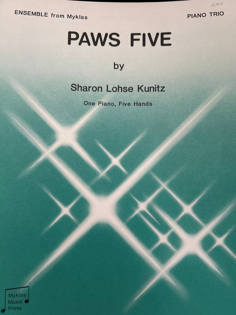 Paws Five - Piano - Kunitz