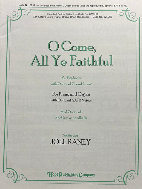 O Come, All Ye Faithful Organ & Piano Duets