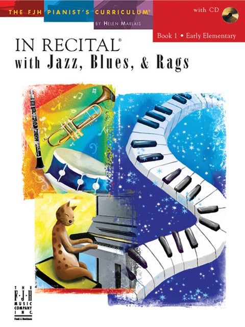 In Recital with Jazz Rags and Blues Book 1