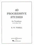40 Progressive Studies for Trombone - Tyrell