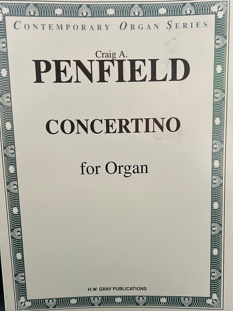 Concertino for Organ - C.A. Penfield