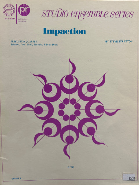 Impaction - Grade 4 - Percussion Quartet - Stratton