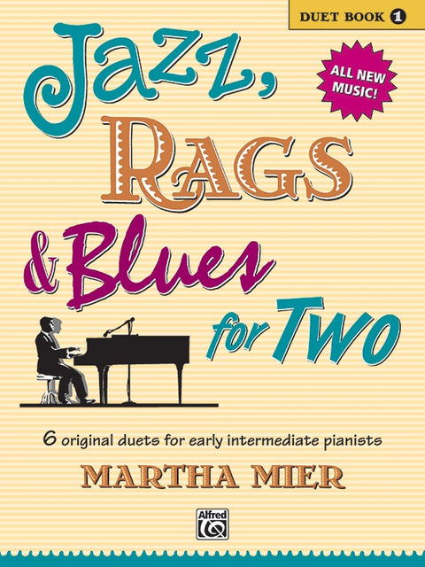 Jazz, Rags, and Blues for Two Book 1 - Piano - Mier