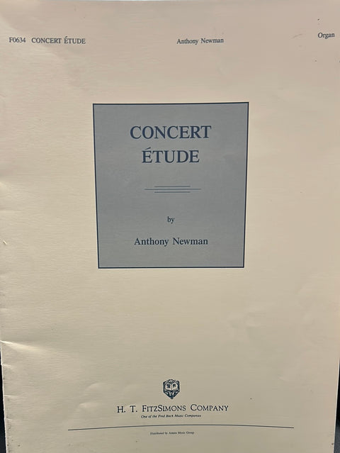 Concert Étude - Organ - A. Newman