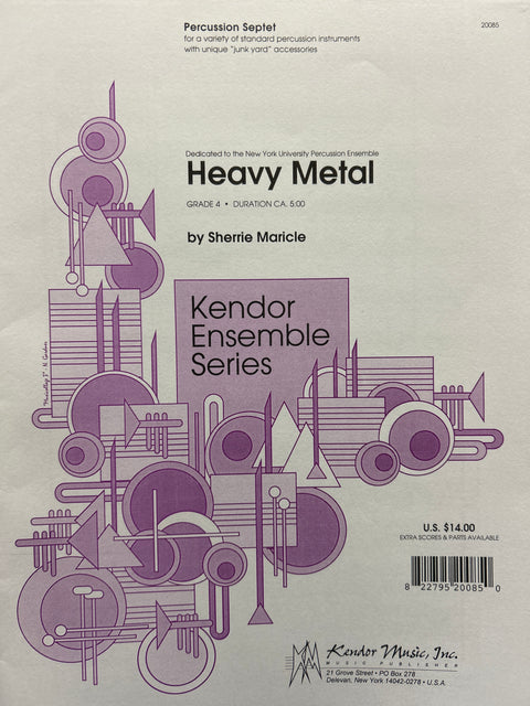 Heavy Metal - Grade 4 - Percussion Septet - Maricle