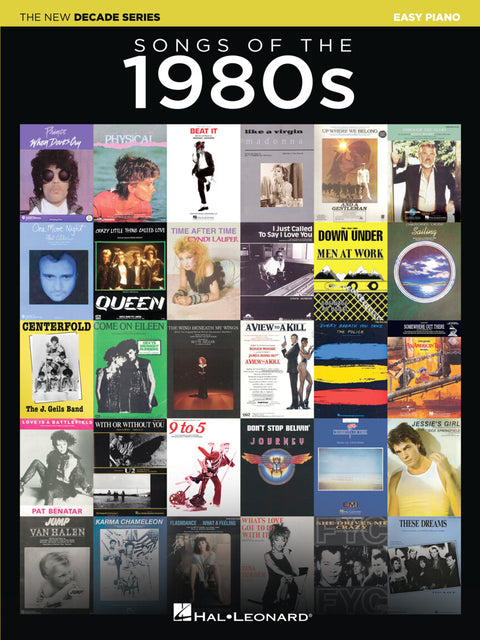 Songs of the 1980s for Easy Piano