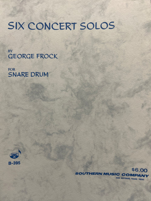 Six Concert Solos for Snare Drum - Frock