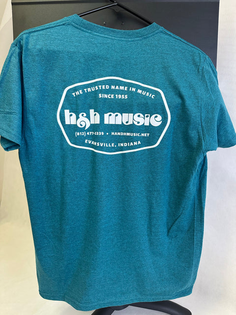 H&H Music Shirt - Lagoon Heather