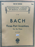 Three-Part Inventions for Piano - Piano - Bach / Schirmer / Mason