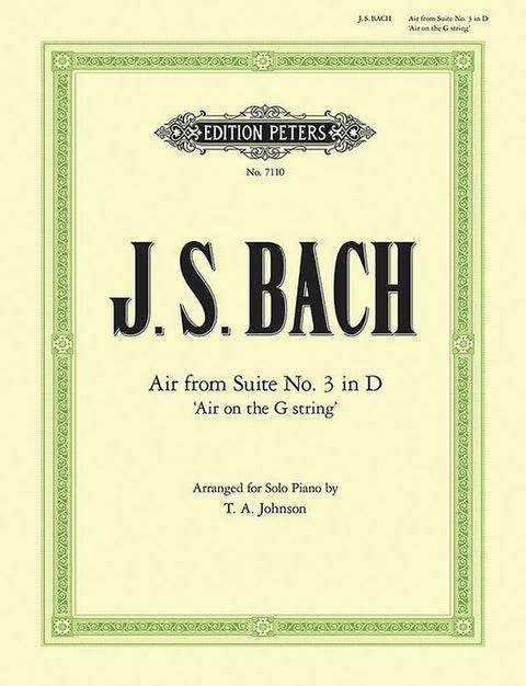 Air on the G String (Arr. for Piano) - Bach/Johnson